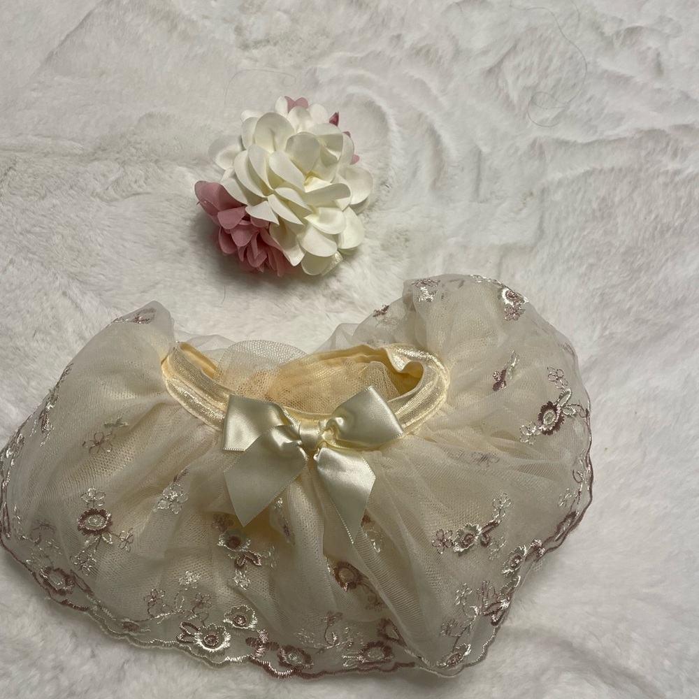 Baby tutu and headband 0-12m outfit for photos